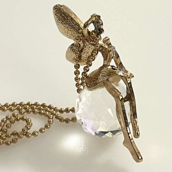 Beautiful Fairy Angle Wing Dancer Suncatcher Charm Pendant Necklace - Picture 7 of 16